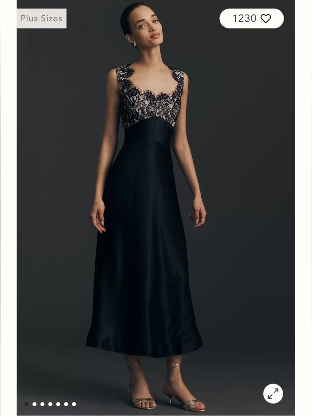 NWT Anthropology The Jocelyn Sleeveless Lace Midi Dress by Maeve
